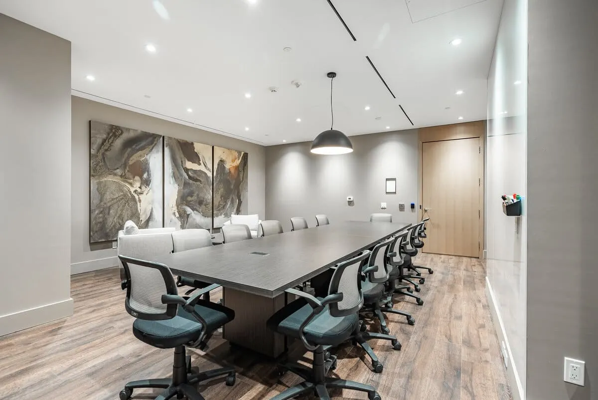 TANU Condos workspace boardroom table