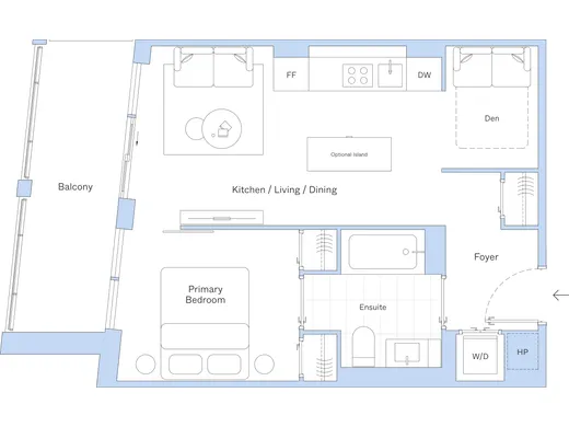 P-1D1-E floor plan