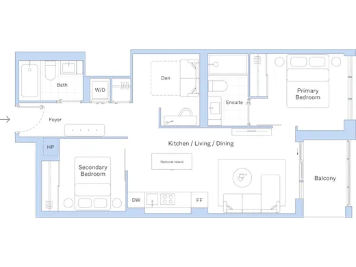 P-2D2-A floor plan