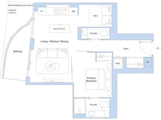 T-1D1-D floor plan