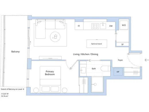 T-1N1-A floor plan