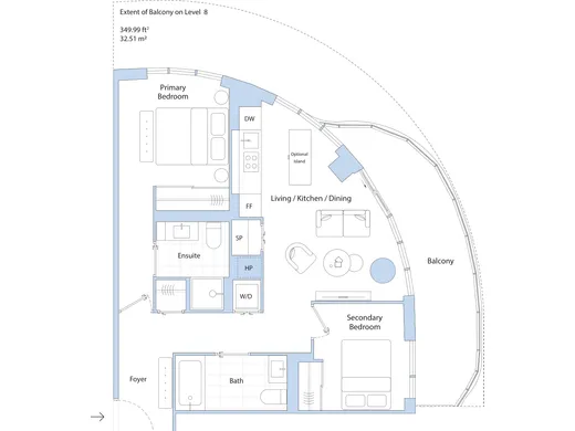 T-2N2-A floor plan