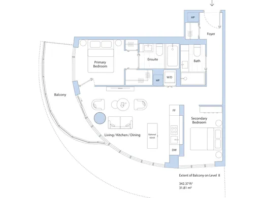 T-2N2-C floor plan
