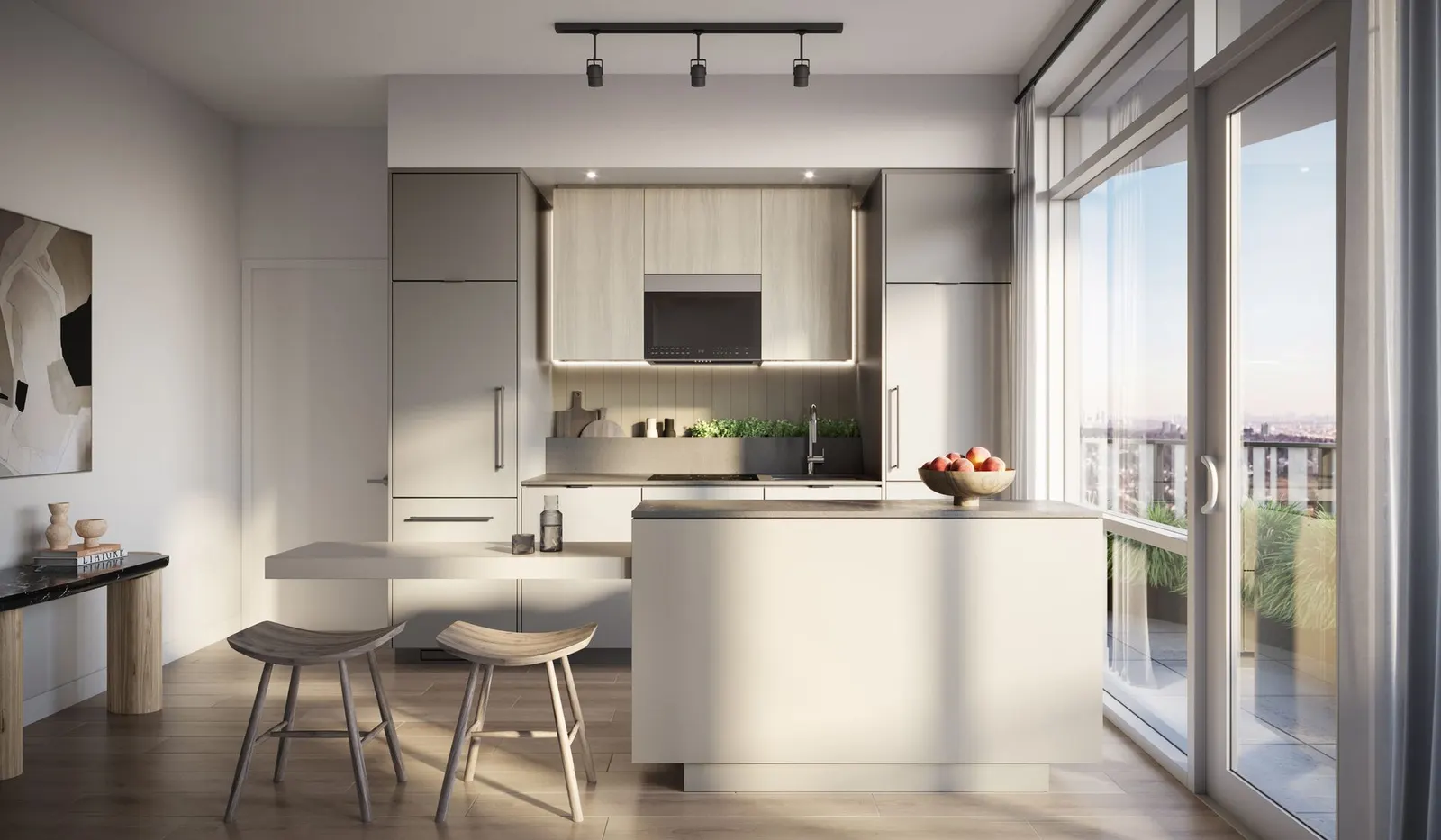 Suite kitchen (rendering)