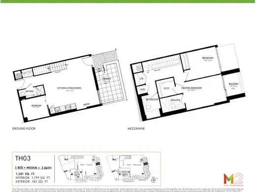 3 Bed + Media floor plan