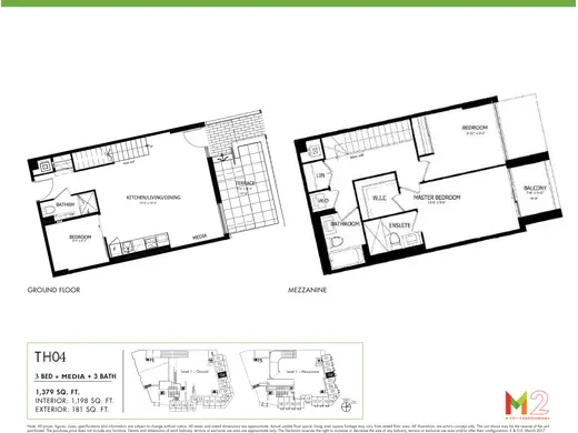 3 Bed + Media floor plan