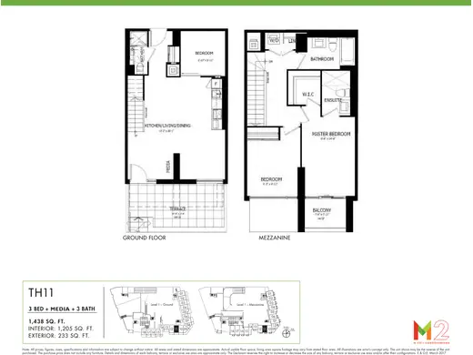 3 Bed + Media floor plan