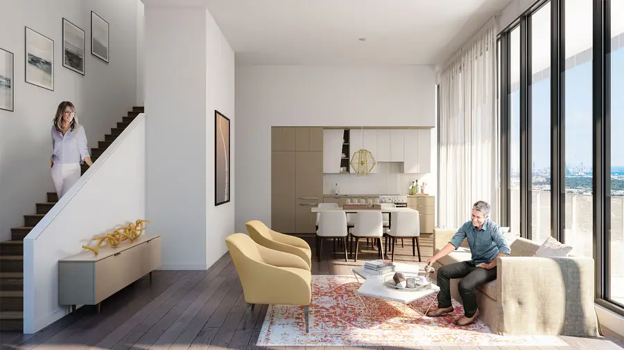 Townhome living room