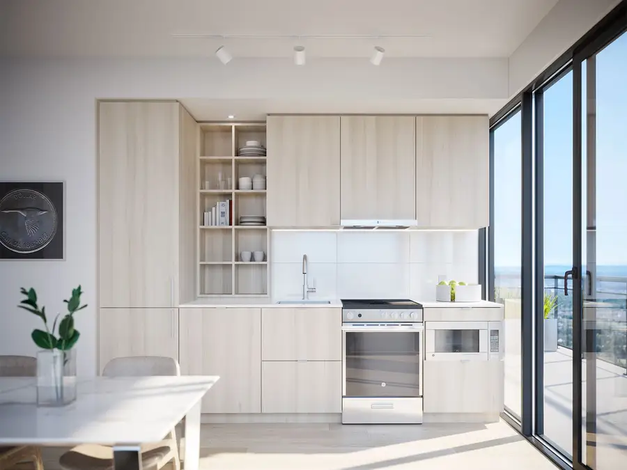Kitchen, light finish scheme