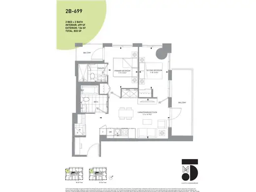 2B-699 floor plan