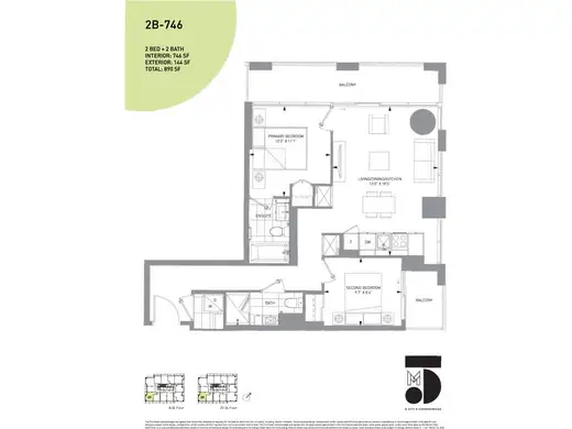 2B-746 floor plan