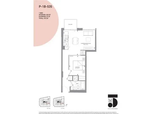 P-1B-535 floor plan