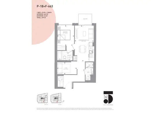 P-1B+F-663 floor plan