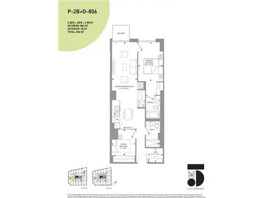 P-2B+D-806 floor plan