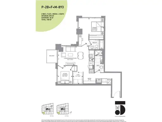 P-2B+F+M-893 floor plan