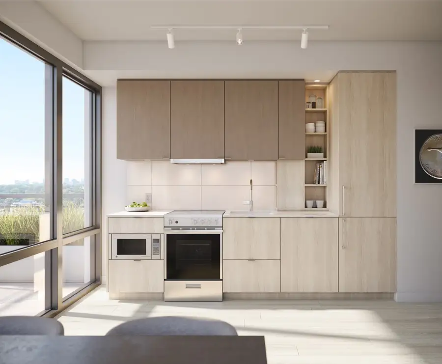 Kitchen, light finish scheme