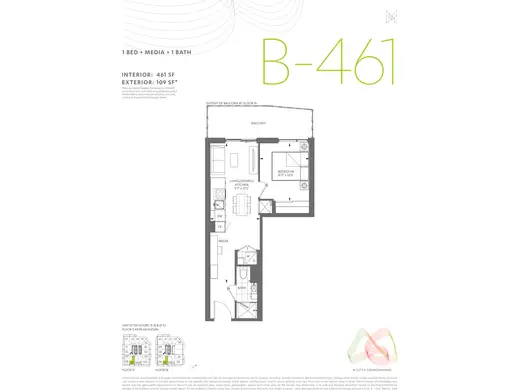 B-461 floor plan