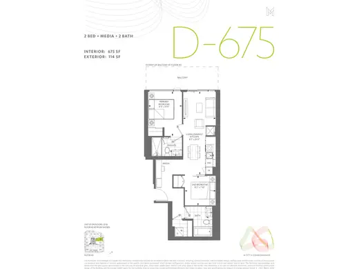 D-675 floor plan