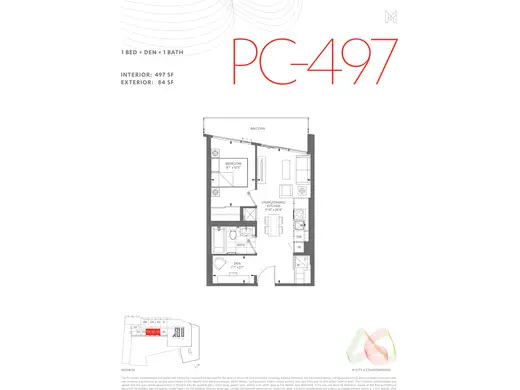 PC-497 floor plan