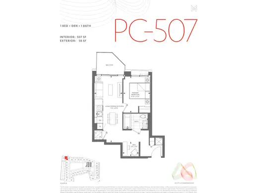 PC-507 floor plan