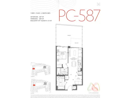 PC-587 floor plan