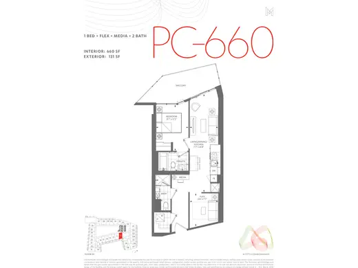 PC-660 floor plan