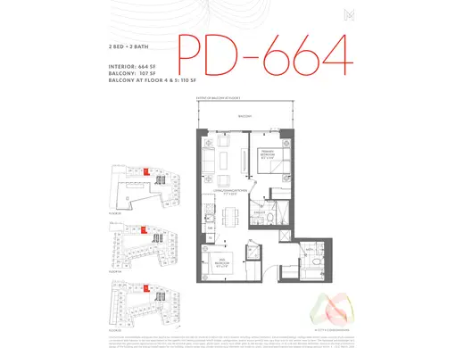 PD-664 floor plan