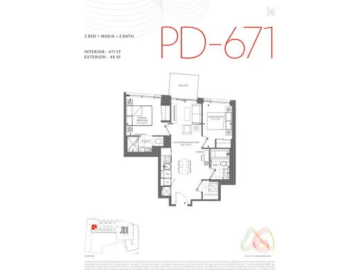 PD-671 floor plan