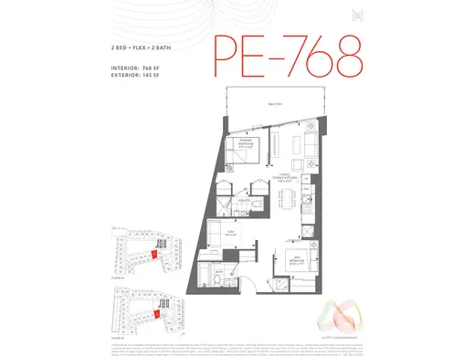 PE-768 floor plan