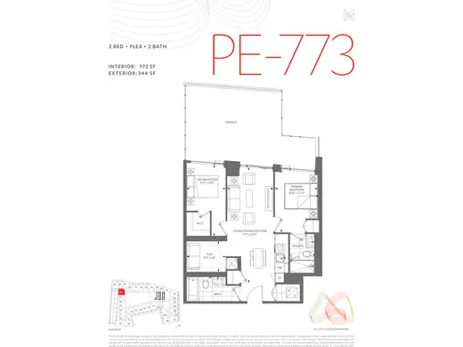 PE-773 floor plan
