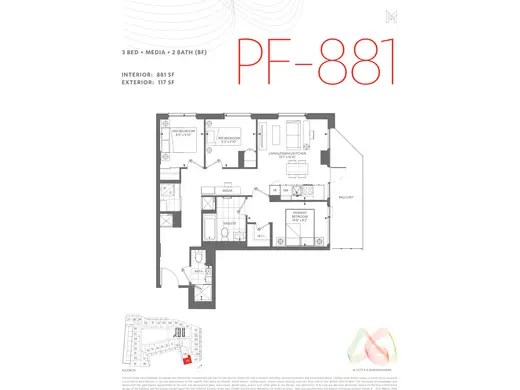PF-881 floor plan