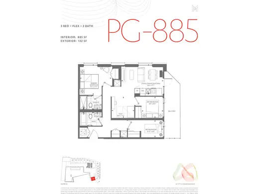 PG-885 floor plan