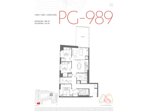PG-989 floor plan
