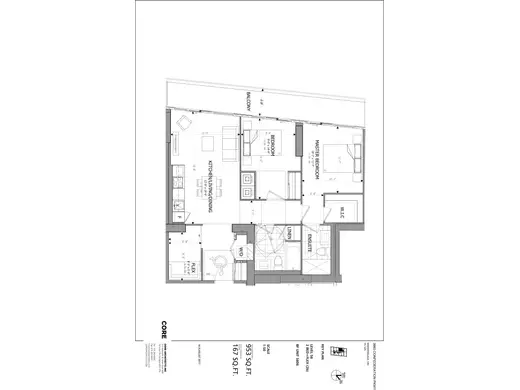 Penthouse floor plan